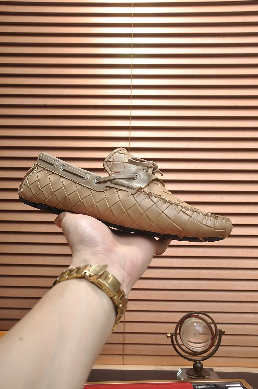 Men's Men's Shoes💰420💶【GUCCI】 (High-end Niuli) New 🍀Gucci*——Gucci Doudou Shoes! Made of imported original cowhide, the inner top layer is comfortable cowhide lining! Original wear-resistant rubber outsole! High quality products! Code number 38-44!